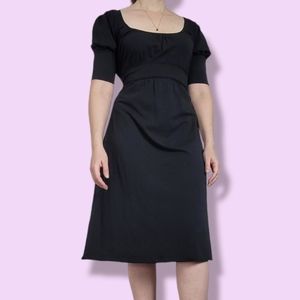 Juicy Couture casual dress, black, size small, ties in the back, 3/4 sleeve